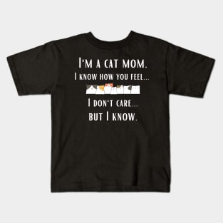 I'm a Cat Mom Lady Woman Lover Gift Kitty Kitten Cute Kids T-Shirt
